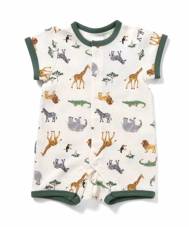 バラエティ総柄ワッフルロンパス