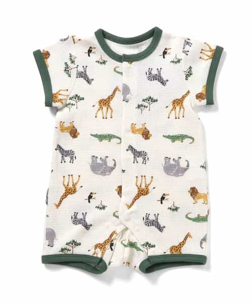 バラエティ総柄ワッフルロンパス