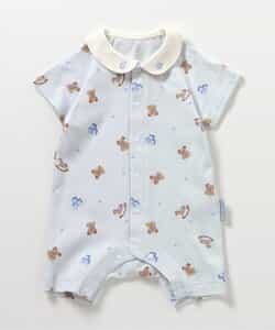 ★SALE★tiny bear 衿刺繍ロンパス