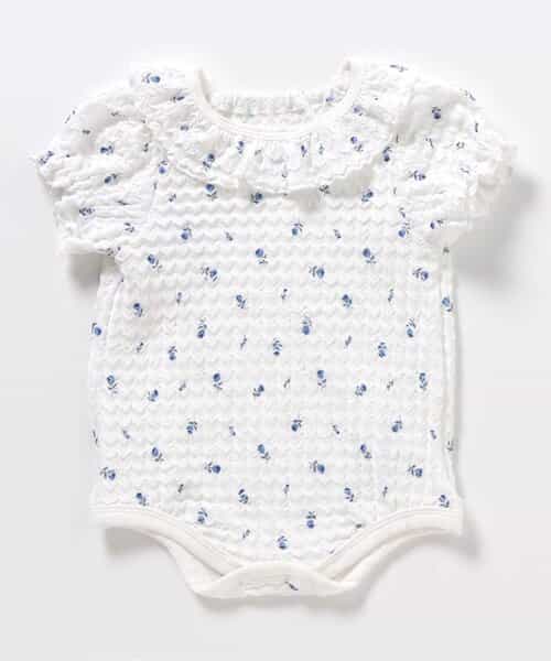 ぽこぽこパフスリーブボディースーツ