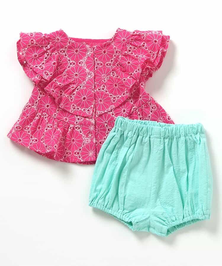 ラッフルフリルベビーセットアップ