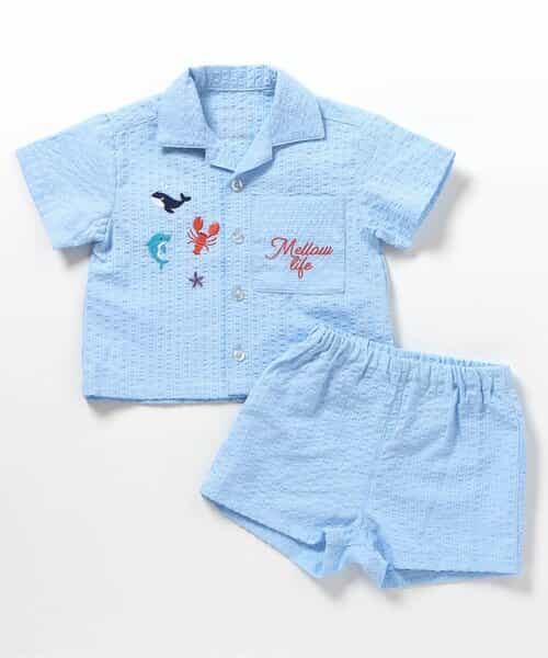 サマーモチーフベビーセットアップ