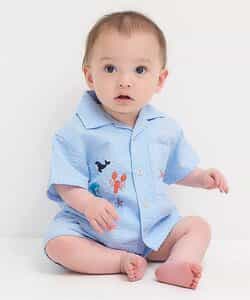 サマーモチーフベビーセットアップ