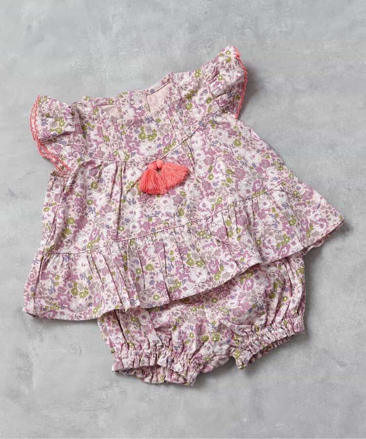 ★SALE★WEB限定 【リンク】まいにちベビーワンピース＆ブルマセット