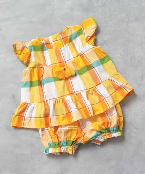 ★SALE★WEB限定 【リンク】まいにちベビーワンピース＆ブルマセット