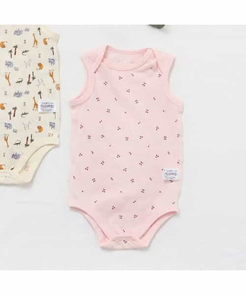 ベビーメッシュ肌着　総柄