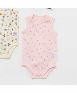 ベビーメッシュ肌着　総柄