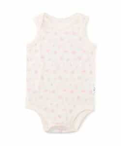 ベビーメッシュ肌着　総柄