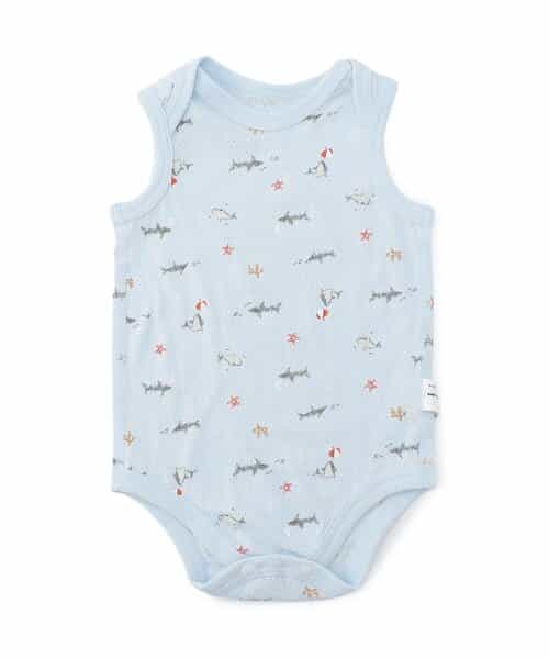 ベビーメッシュ肌着　総柄