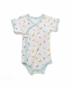 ベビー半袖リブボディ肌着　総柄・ワンポイント