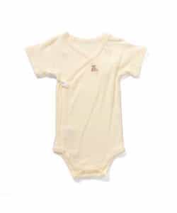 ベビー半袖リブボディ肌着　総柄・ワンポイント