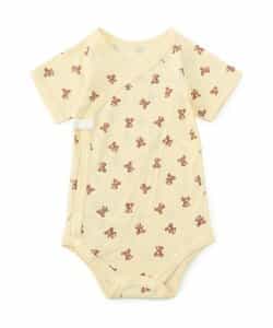 ベビー半袖リブボディ肌着　ワンポイント・総柄
