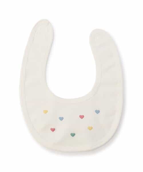 ハート・デイジー刺繍スタイ