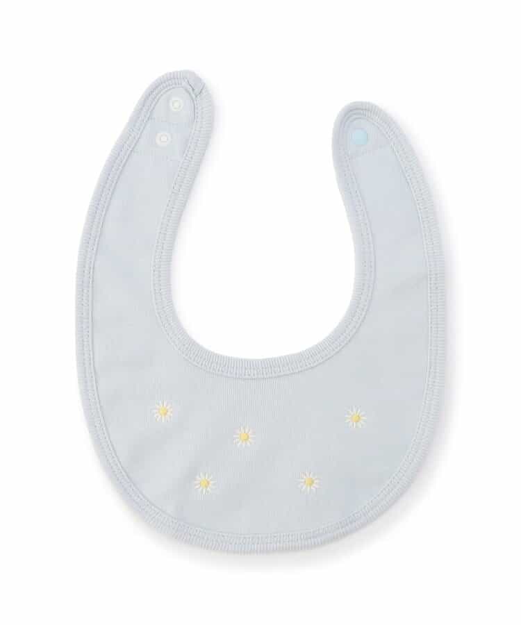 ハート・デイジー刺繍スタイ