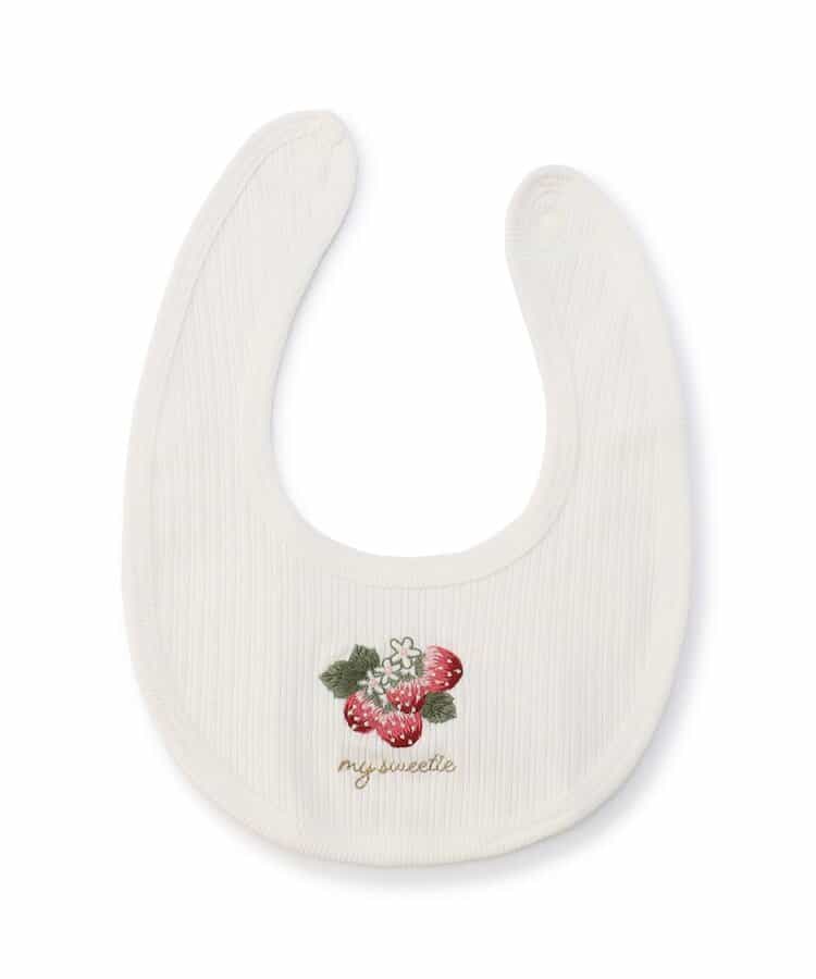 モチーフ刺繍リブスタイ