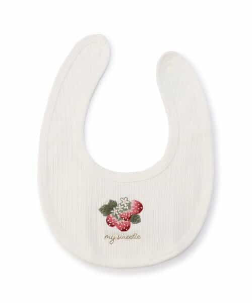 モチーフ刺繍リブスタイ