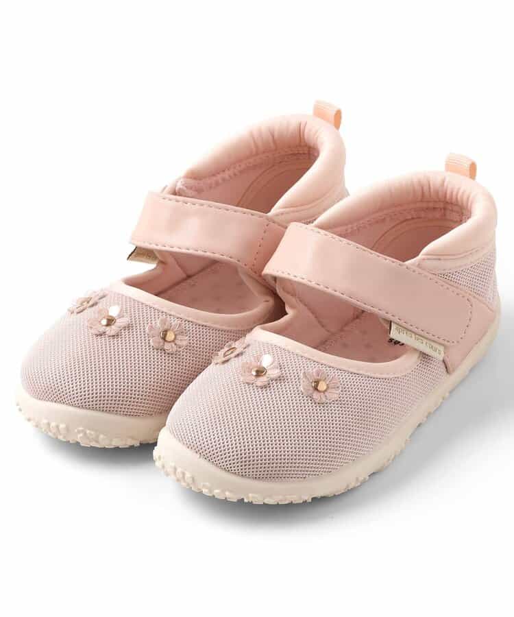 お花モチーフ水抜きソールサンダル