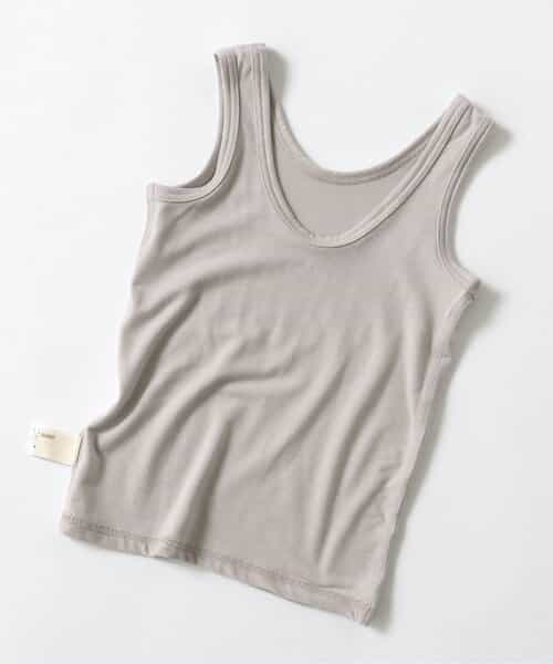 WEB限定 吸水速乾深あきインナー タンクトップ_接触冷感