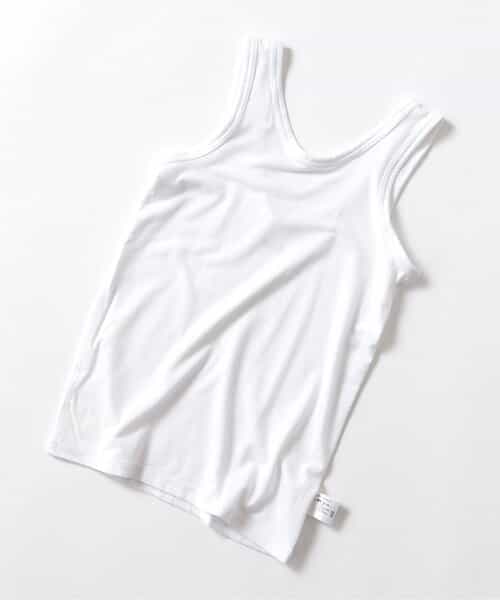WEB限定 吸水速乾深あきインナー タンクトップ_接触冷感