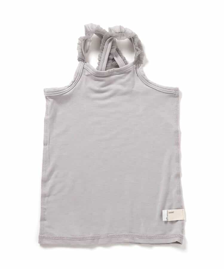 フリルクロスストラップインナー キャミソール_接触冷感_吸水速乾