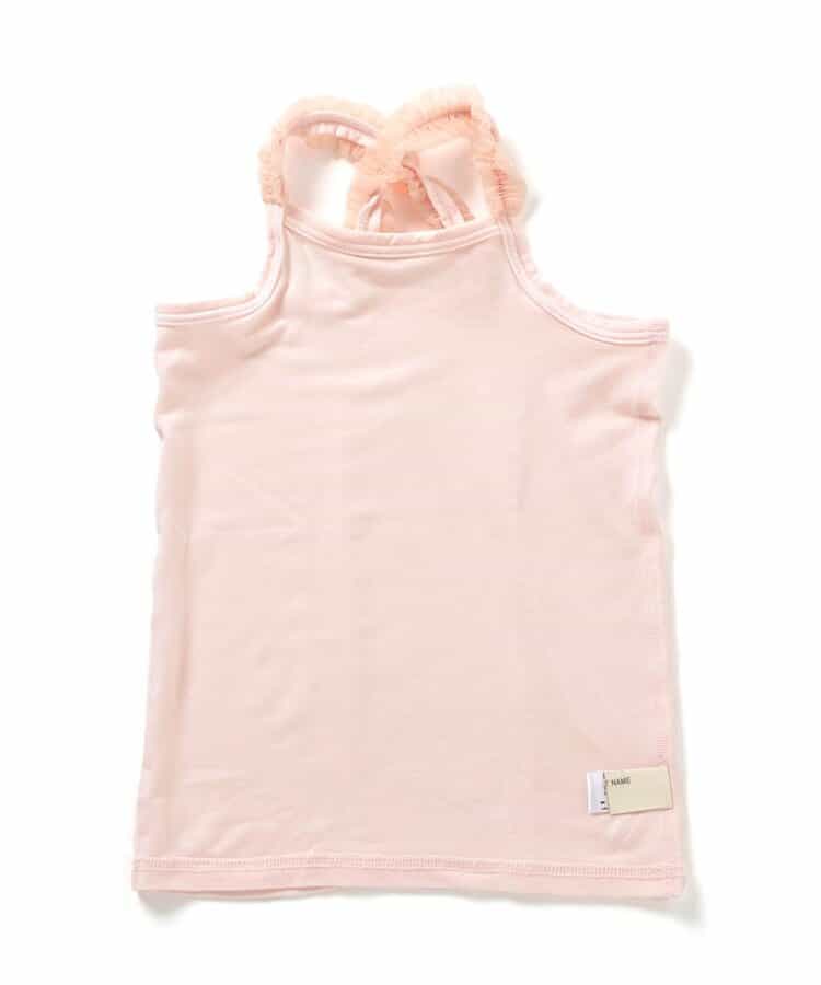 フリルクロスストラップインナー キャミソール_接触冷感_吸水速乾