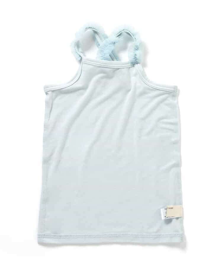 フリルクロスストラップインナー キャミソール_接触冷感_吸水速乾