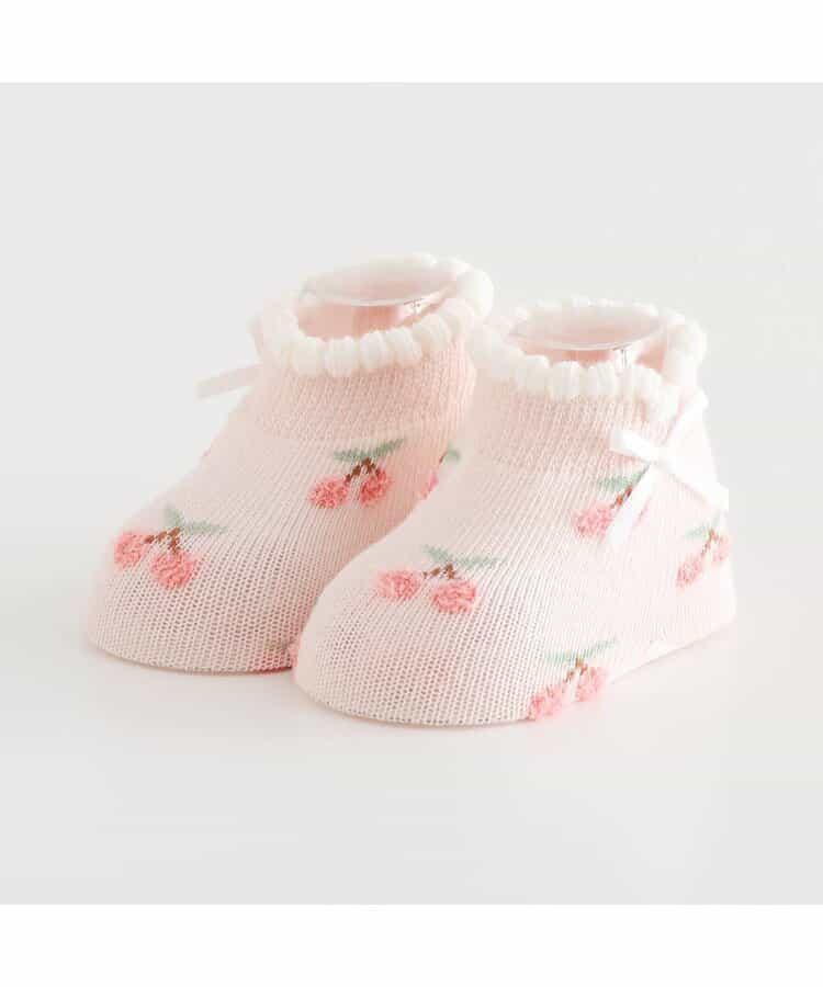 さくらんぼ・花柄ベビーソックス