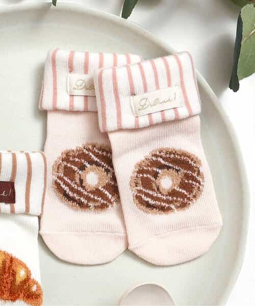 おやつ柄ベビーソックス