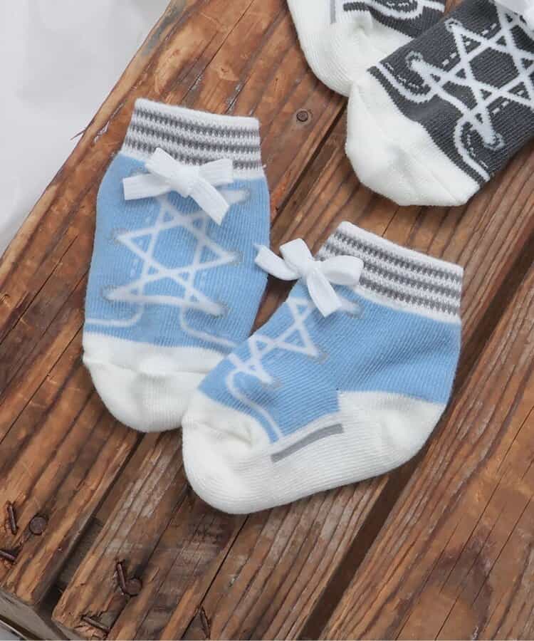 スニーカー風ベビーソックス