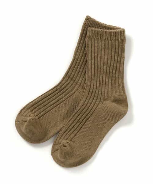 3P対象A ナチュラルカラーリブソックス