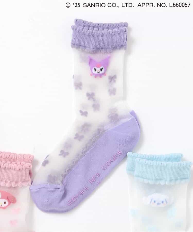 【サンリオキャラクターズ】リボンシースルーソックス
