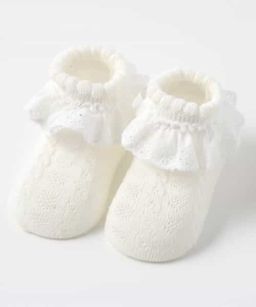 レースフリルソックス