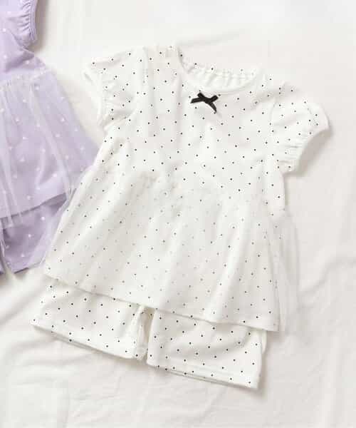 ★SALE★ペプラムフリルパジャマ  4分丈