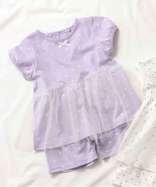 ★SALE★ペプラムフリルパジャマ  4分丈