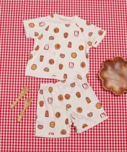 【リンク】3時のおやつ柄パジャマ  5分丈