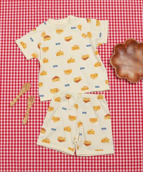 【リンク】3時のおやつ柄パジャマ  5分丈