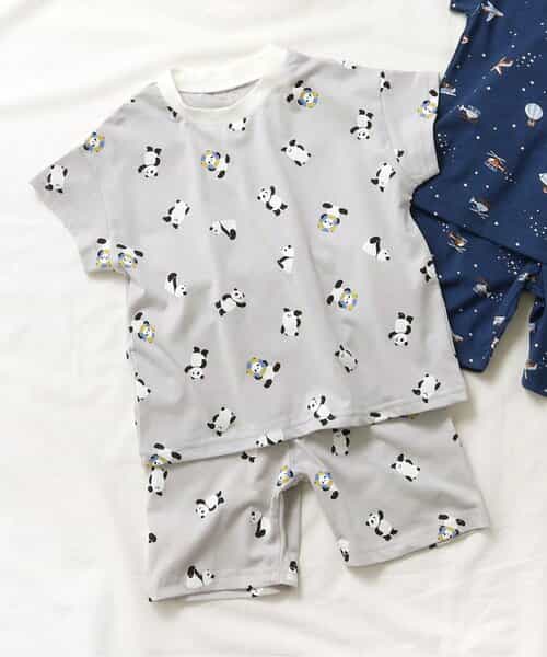 ★SALE★パンダ・乗り物柄パジャマ  5分丈