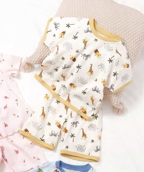 ★SALE★サファリ・恐竜柄ワッフルパジャマ