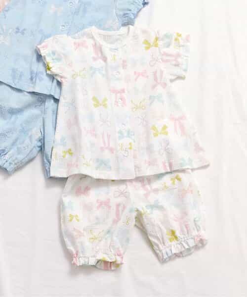 ★SALE★WEB限定 リボン前あきパジャマ