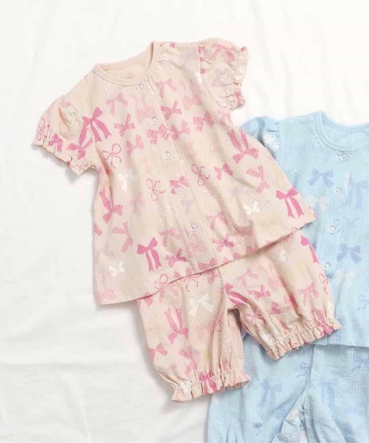 ★SALE★WEB限定 リボン前あきパジャマ