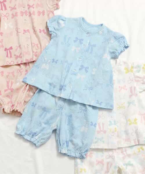 ★SALE★WEB限定 リボン前あきパジャマ