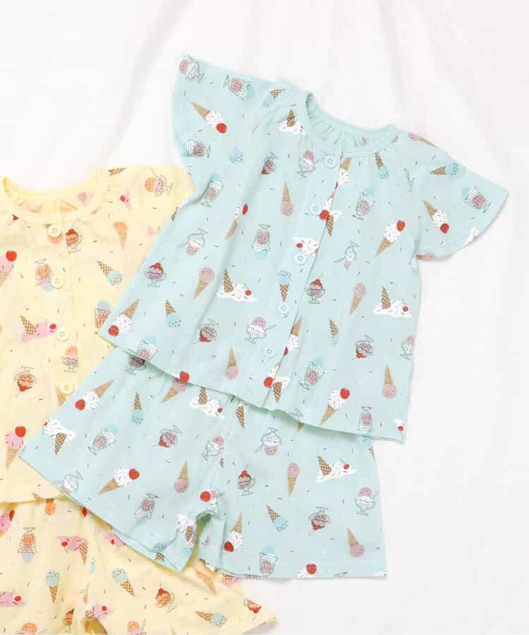 ★SALE★WEB限定 アイス柄前あきパジャマ