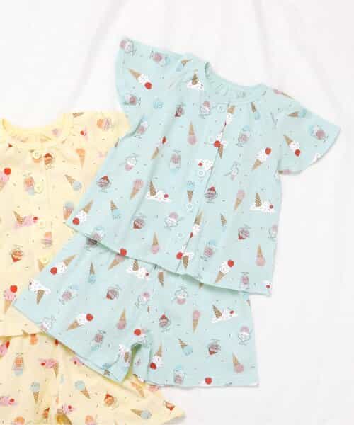 ★SALE★WEB限定 アイス柄前あきパジャマ