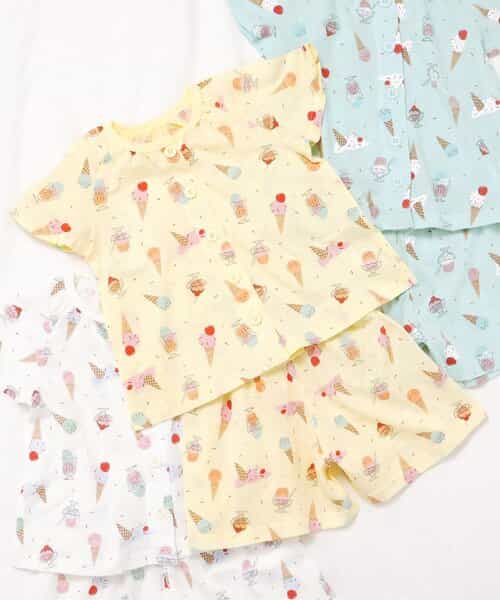 ★SALE★WEB限定 アイス柄前あきパジャマ