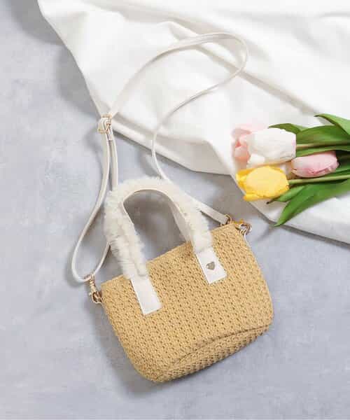 フリルかごポシェット