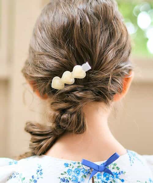 ハートモチーフヘアクリップセット