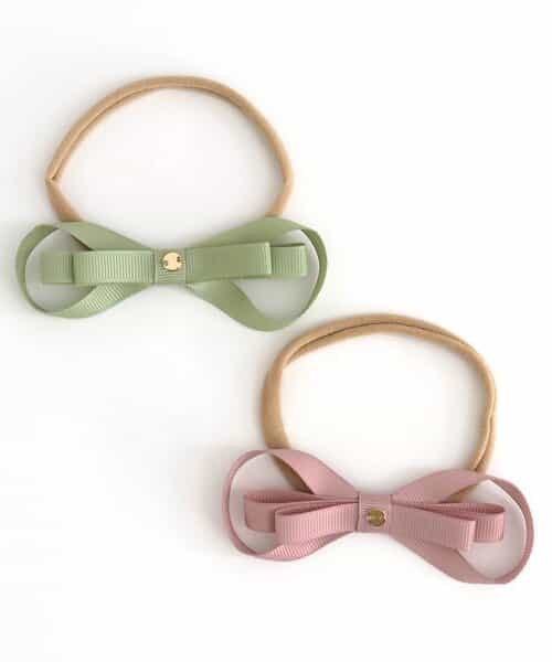リボンヘアバンドセット_ベビー