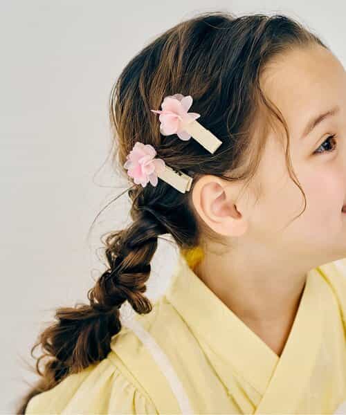 お花ヘアクリップセット