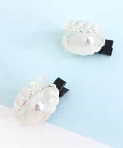 ★せいこ様★BIBI フィカレヘアクリップ2点セット　イタリア製　グレージュ　M VENDOME】 Babyクリップ｜ALEXANDRE DE PARIS（アレクサンドル