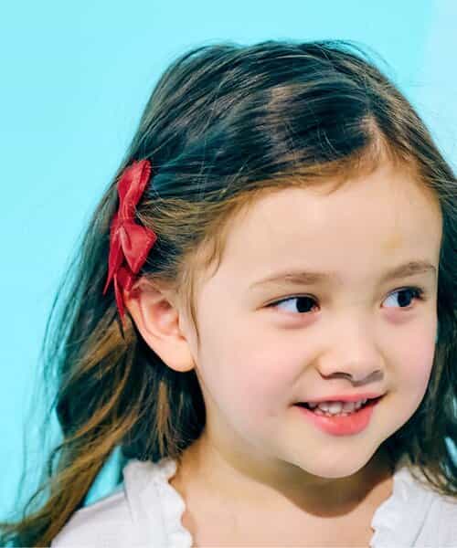 リボンヘアクリップ2個セット